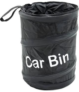 HINGOL Mini Foldable Car Dustbin | Car Trash Can with Garbage Bags | Portable Waste Bin for Car, SUV, Office & Home | Space-Saving Leak-Proof Car Garbage Storage Holder