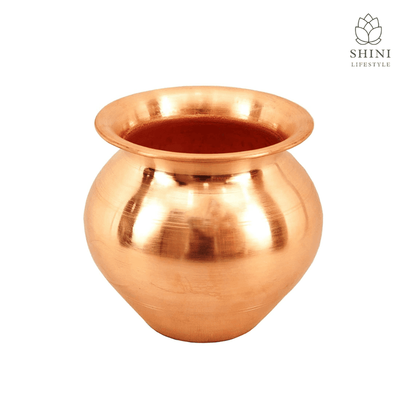 SHINI LIFESTYLE COPPER Kalash, lota, Tambe ka lota, tamba lota 10.5cm