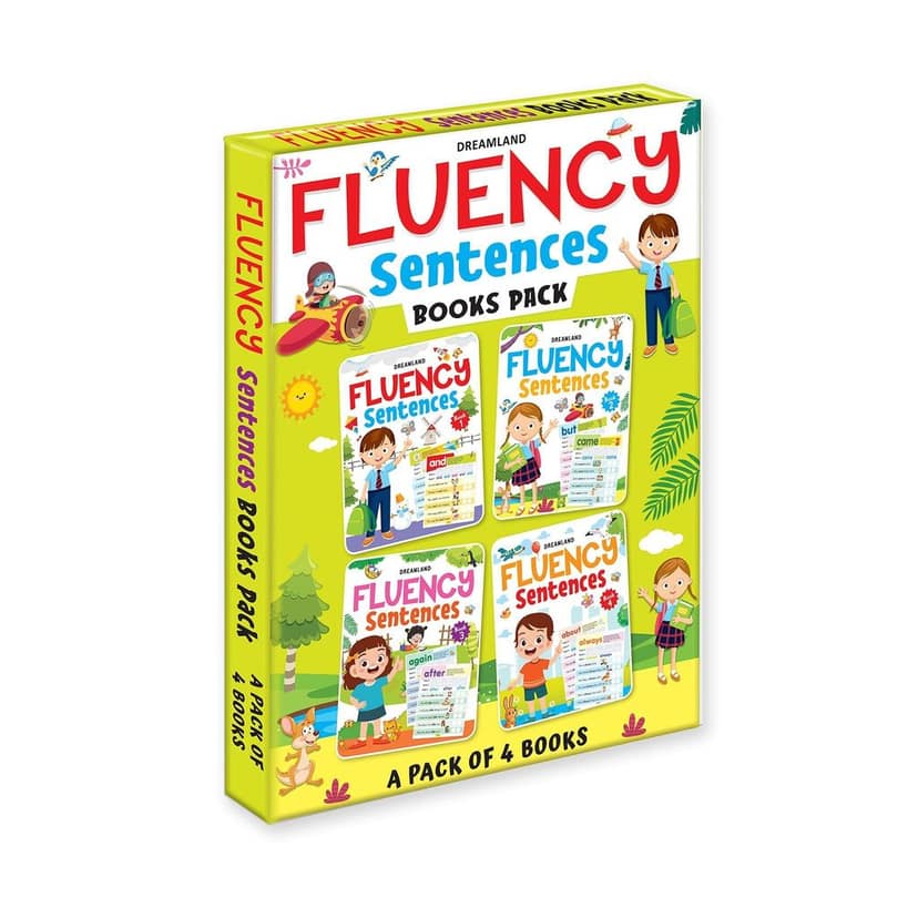 Fluency Sentences Books Pack for Kids Age 4 -7 Years | Kids Educational Learning Book Dreamland Publications view 2