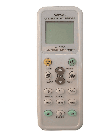 Universal 1000 in 1 AC Remote Control with Dual sensors for Better Range Compatable with All Brands
