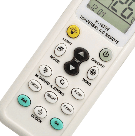 Universal 1000 in 1 AC Remote Control with Dual sensors for Better Range Compatable with All Brands view 2