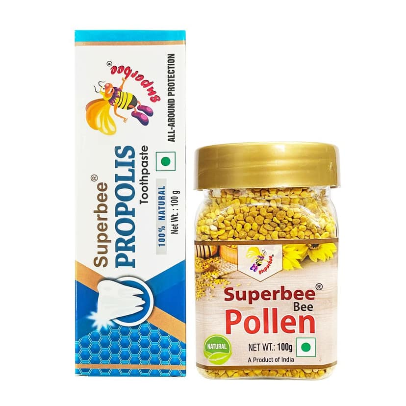 Superbee Propolis Toothpaste with Mustrad pollen 100gm