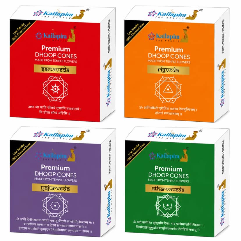 Kailapira Agarbatti Veda Series Incense, Dhoop Cones
