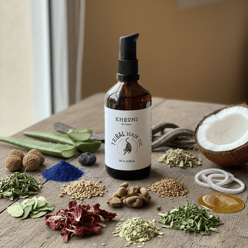 Tribal Hair Oil | Ayurvedic Hair Oil for Hair Growth view 2
