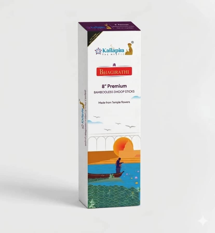 Kailapira Agarbatti River Series Pack of 4 Premium Dhoop Batti, Incense Sticks 20×4U view 2