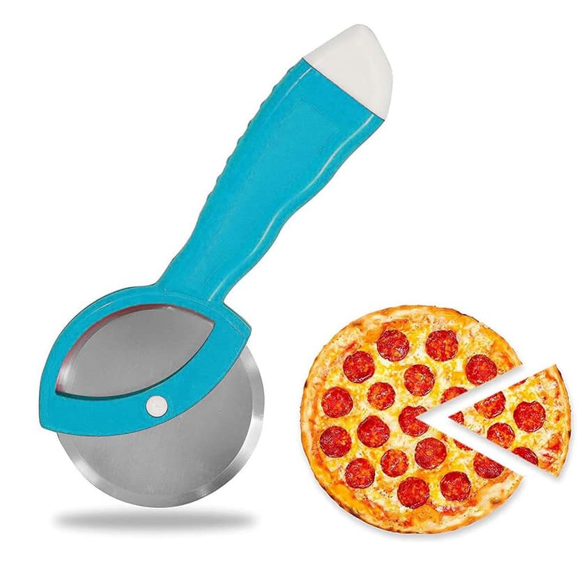 GLOBAL IMPEX Stainless Steel Lemon Squeezer with Bottle Opener and Pizza Cutter with Plastic Handle Combo Set Comfortable Handle Kitchen Combo view 2