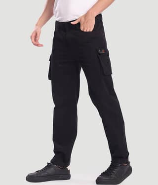 Bene Kleed Relax Men's Cargos - Black ( Pack of 1 )