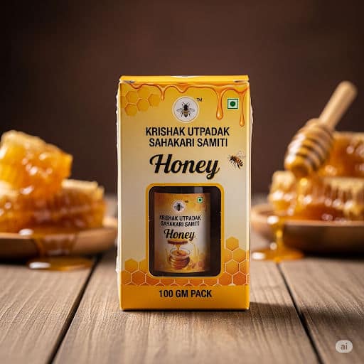 Pure Natural Honey – 100gm by Krishak Utpadak Sahakari Samiti
