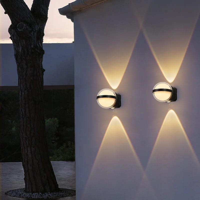 SPARKWORLD LX-777 Globe LED Wall Light | Dual Beam Modern Decorative Lamp for Home & Outdoor Use Warm White | Size: 13X8 cm view 2