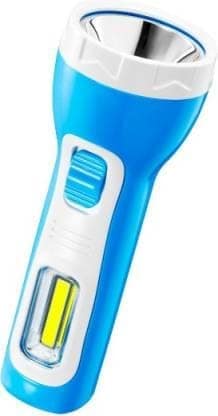 DP 9122 (RECHARGEABLE LED TORCH) Torch (Blue, White, 18 cm, Rechargeable)