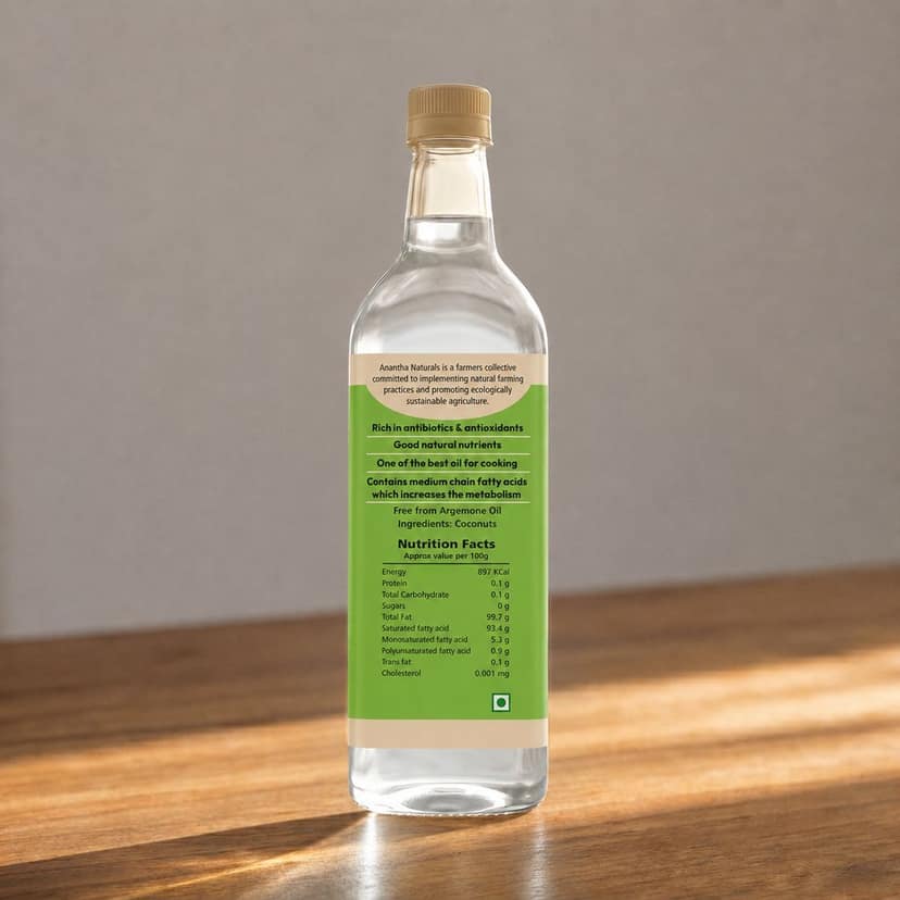 Coconut oil view 2