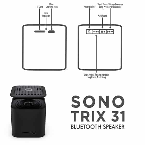 Quantum SonoTrix 31 Bluetooth Speaker view 2