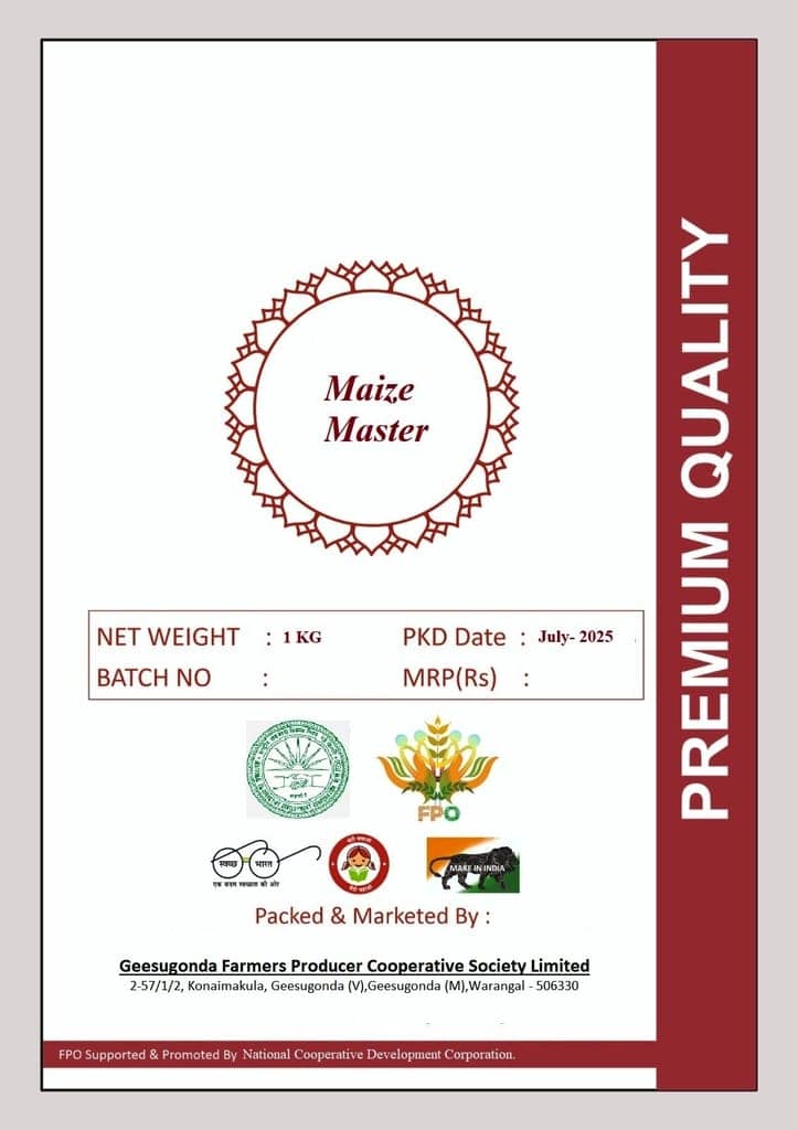 Maize Master Premium 100% Natural Corn Kernels - 1 KG view 2