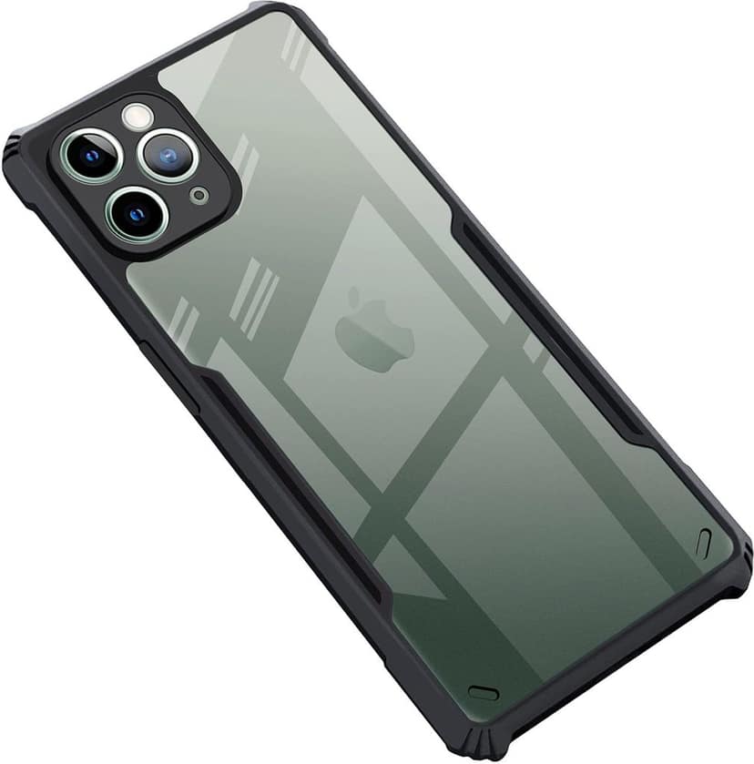 PLUGTECH Slim Shockproof Case | Matte Black Soft | Drop Protection | Precise Cutouts | Premium Mobile Cover for iPhone 11 Pro Max