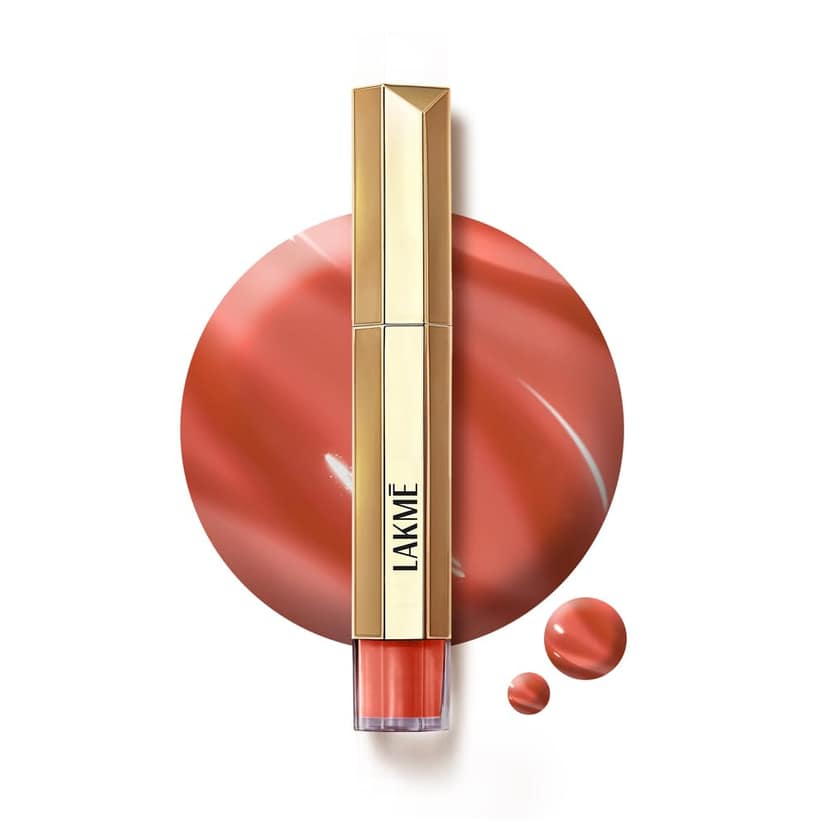 LAKM LAKM Lakme 9to5 Overtime Shine Tinted Lip Oil - Coral Charm 5.3ml | 3Ml LAKM LAKM Lakme 9to5 Overtime Shine Tinted Lip Oil - Coral Charm 5.3ml | 3Ml - Coral Charm / 5.3 ml (Pack of 1) view 2