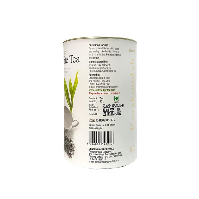 KORAKUNDAH Real Organic White Tea (50 g) view 2