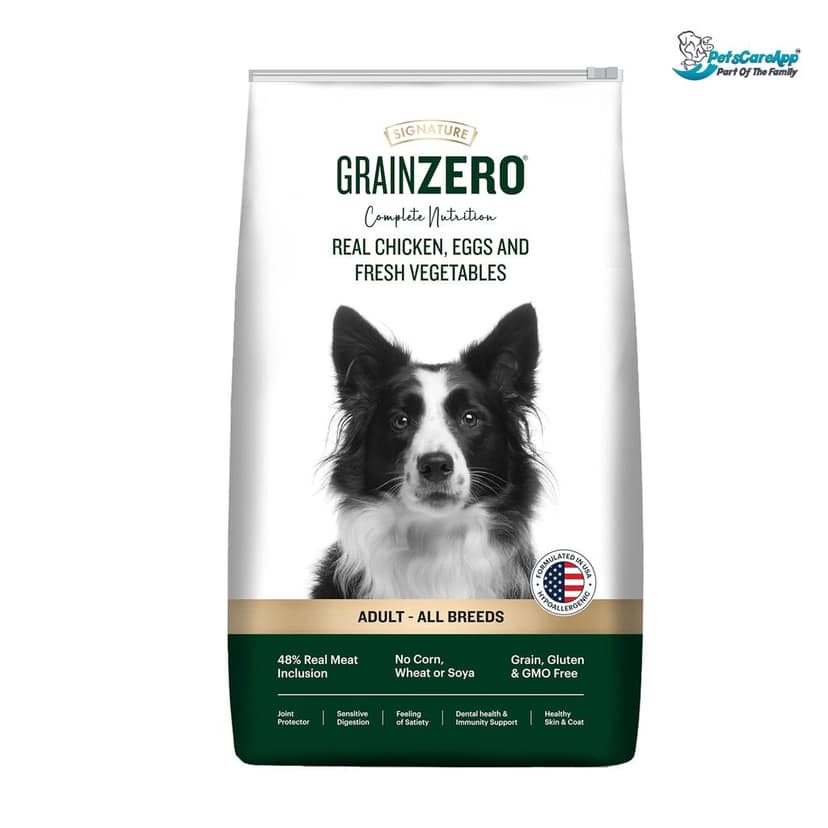 Grain Zero Real Chicken, Egg and Vegetables Adult Dry Dog Food