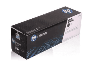 HP 88A Black Original LaserJet Toner Cartridge (CC388A) for HP LaserJet Pro P1106, P1108, M1136 MFP, M1213nf MFP, M1216nfh MFP, M1218nfs MFP, M128fn MFP, M128fw MFP Printers