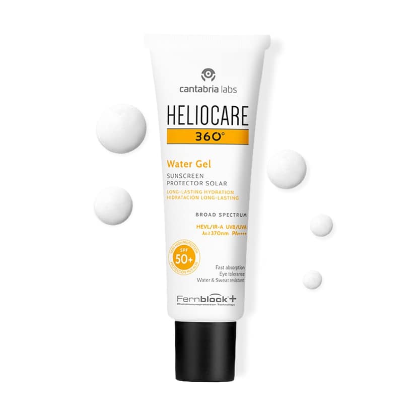 Heliocare 360 Water Gel SPF 50+ PA++++ Sunscreen, In Vivo Tested, 50 ml Heliocare 360 Water Gel SPF 50+ PA++++ Sunscreen, In Vivo Tested, 50 ml - White / 50 ml (Pack of 1)