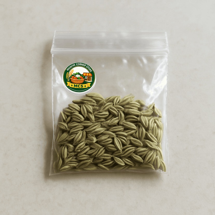Muniya Corner Store's saunf (fennel seeds)