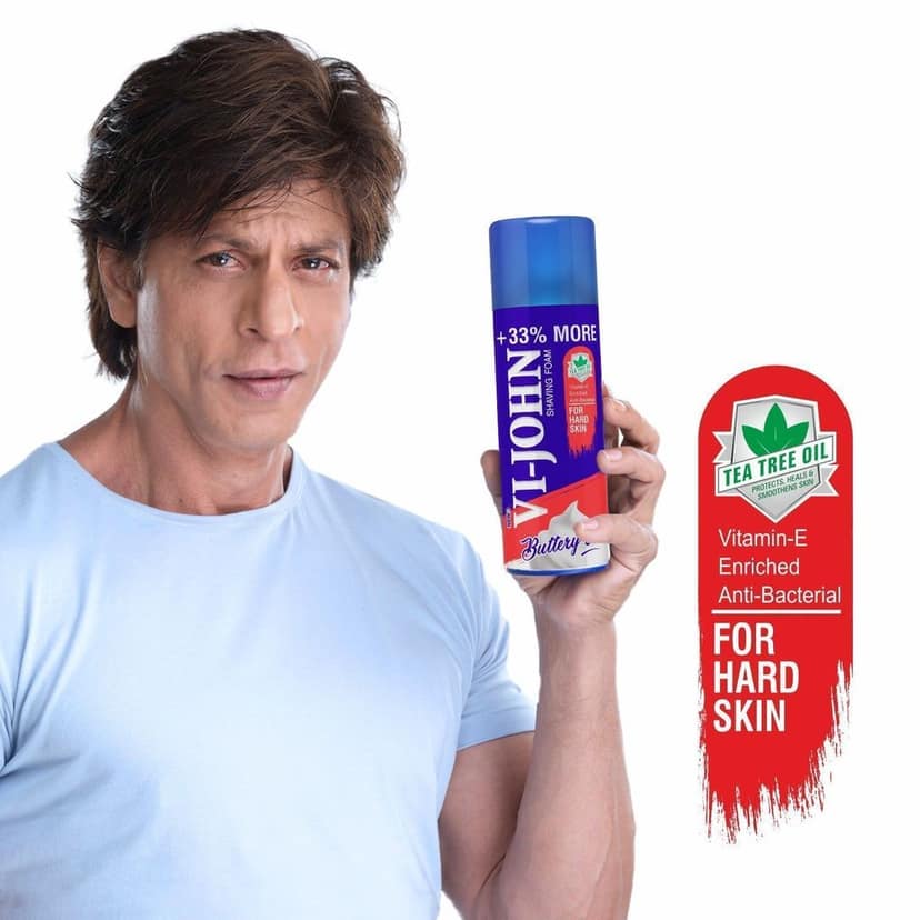 VI-JOHN Shaving Foam Hard Skin 400 GM view 2