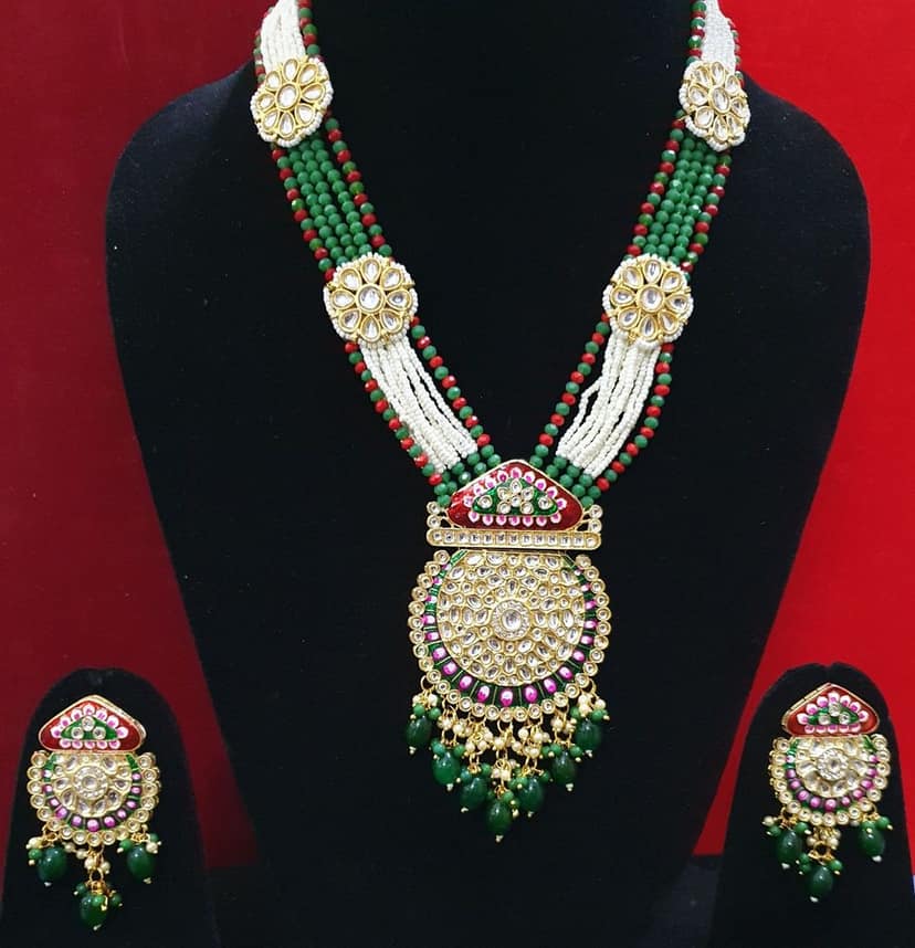 Kundan Beautiful Designer Necklace view 2