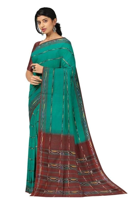 APCO Handloom (A Andhra Pradesh Govt Emporium)- Women's Traditional Pure Handloom Dulla Cotton Saree | DCS0015 view 2