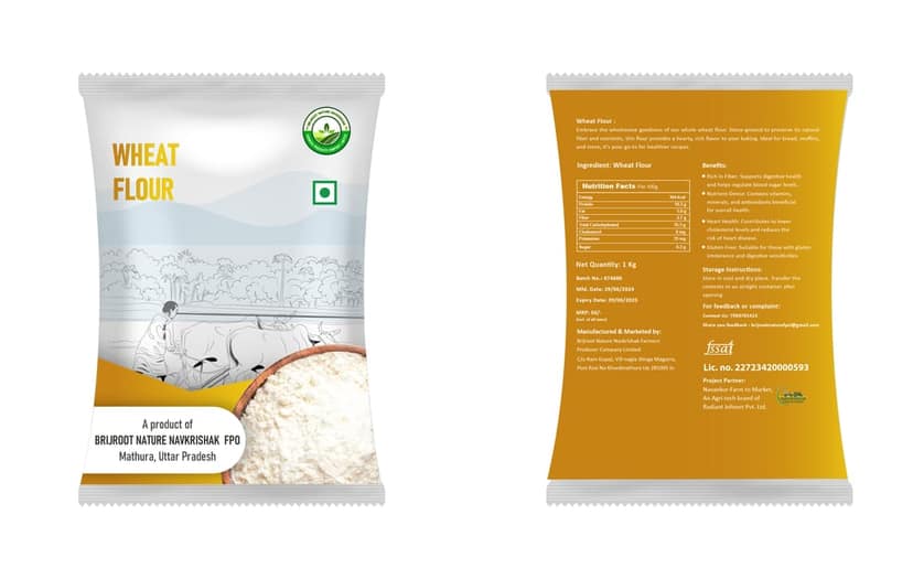 Wheat flour view 2