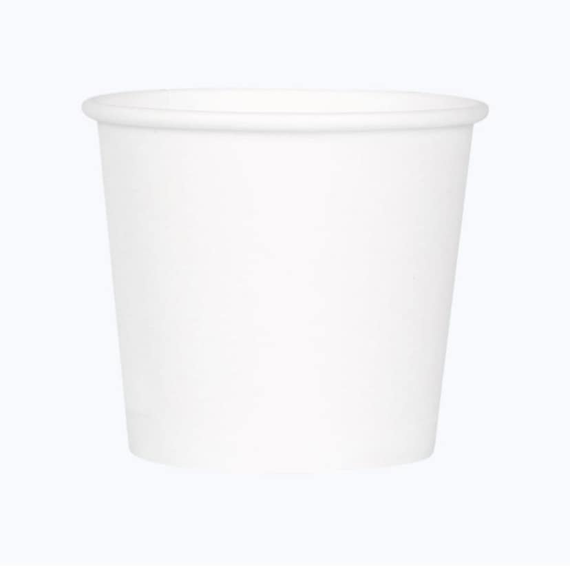 White Paper Cup - Disposable & Versatile