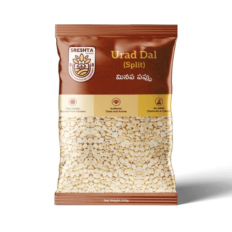 Sreshta Farms Split Urad Dal - 1kg
