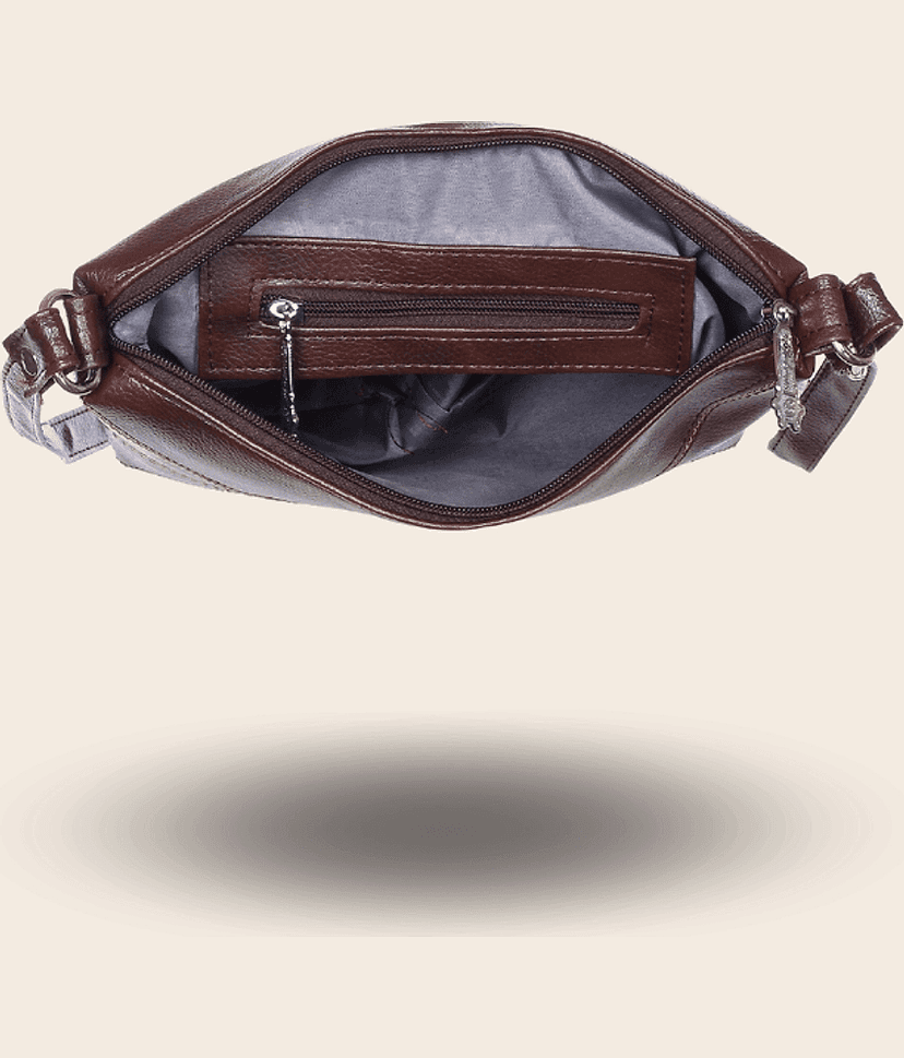 Blubags Sling Bag PU Set of 1 ( Brown ) view 2