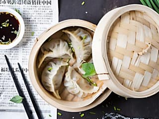Chicken steamed momos