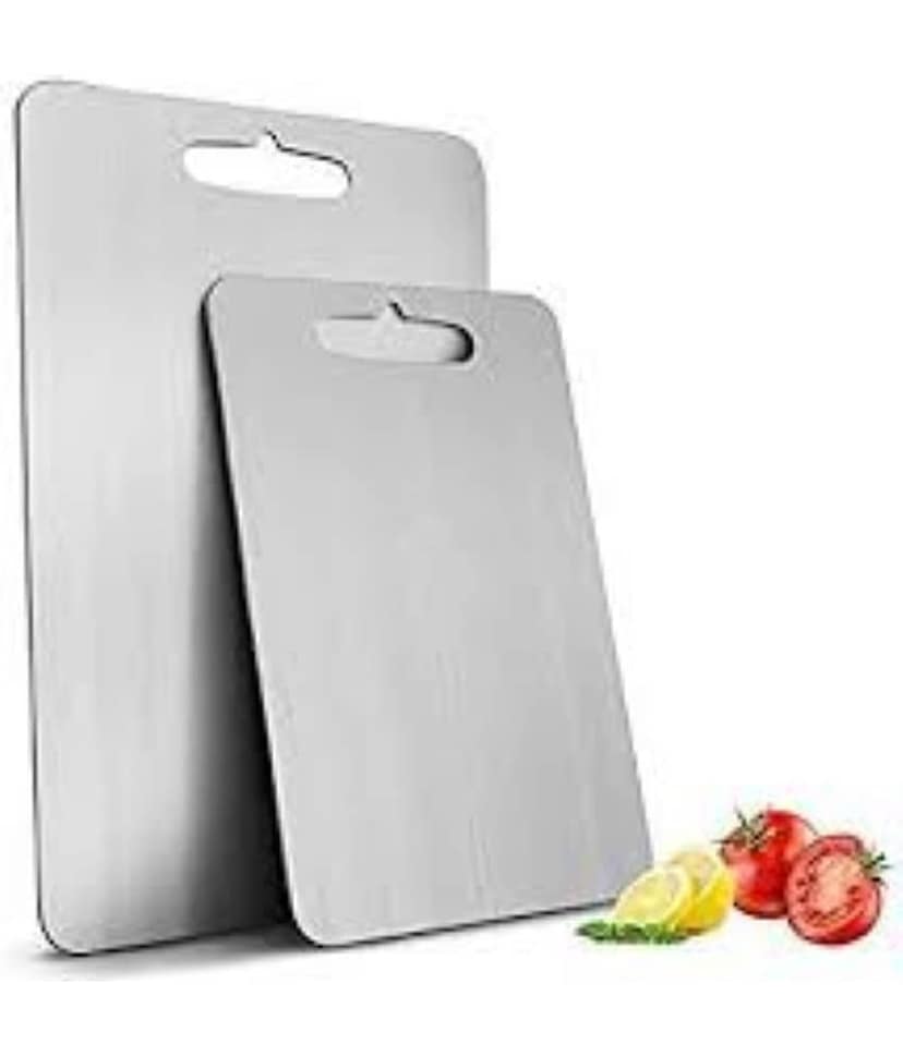 The HomeDecor Mart Steel Chopping Board 31 cm ( Pack of 1 ) view 2