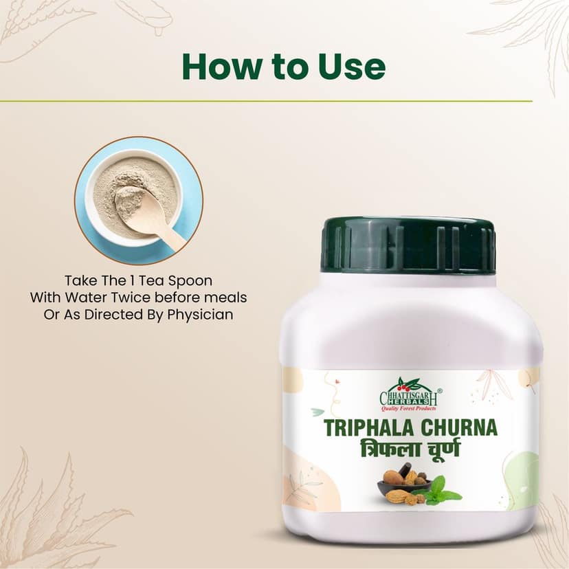 Chhattisgharh Herbals Triphala Churna | 100gm view 2