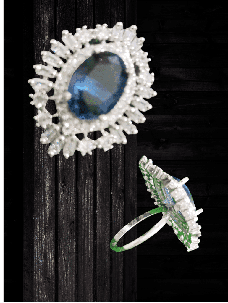Elegant Gemstone Ring view 2