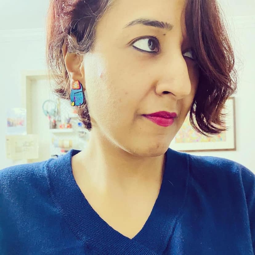 ONE - LIKE - ME Series one - WOBA Clay Earrings view 2