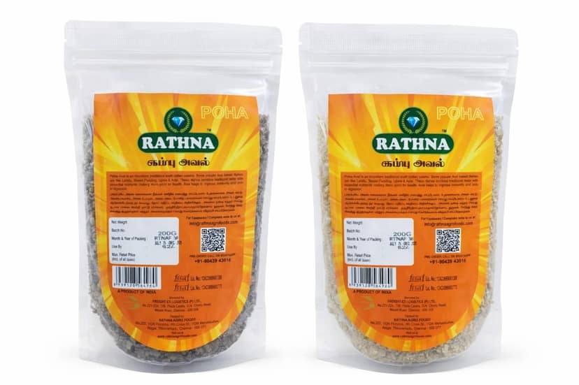Pearl Millet Flakes + Ragi Millet Flakes Pouch (2 × 100 g) view 2