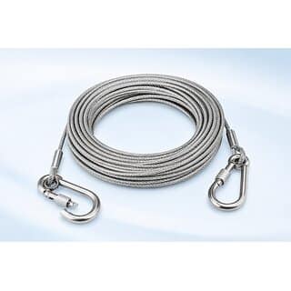 Rust Resistant Steel Clothesline Wire for Balcony Terrace and Bathroom with Hooks