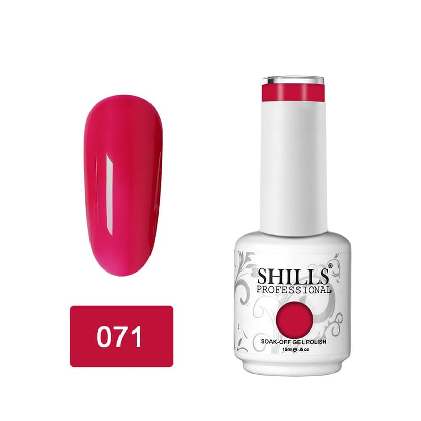 SHILLS PROFESSIONAL UV/LED Soak Off Gel Polish Color Shade 71, Matte Finish, 15ml SHILLS PROFESSIONAL UV/LED Soak Off Gel Polish Color Shade 71, Matte Finish, 15ml - Shade 071 / 15 ml (Pack of 1) view 2