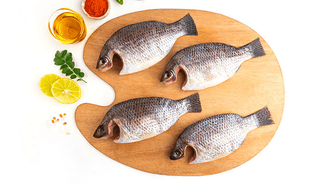 Tilapia (Jalebi) Whole Cleaned