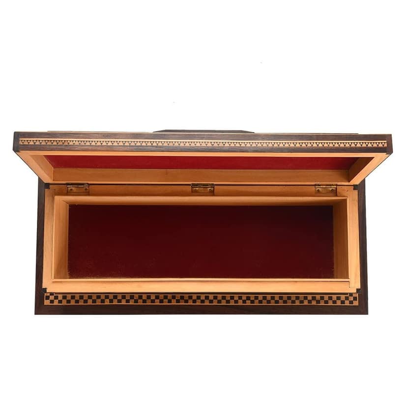 Garvi Gurjari (A Gujarat Govt Enterprise) Handmade Sadeli Work Multipurpose Decorative Casket Box view 2