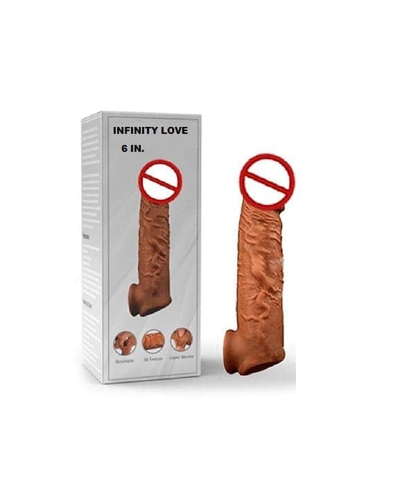INFINITY LOVE 6 inch Dragon Condome For Men Silicone Comfortable Fit Single Piece Ultra Soft Long Lasted Extra size