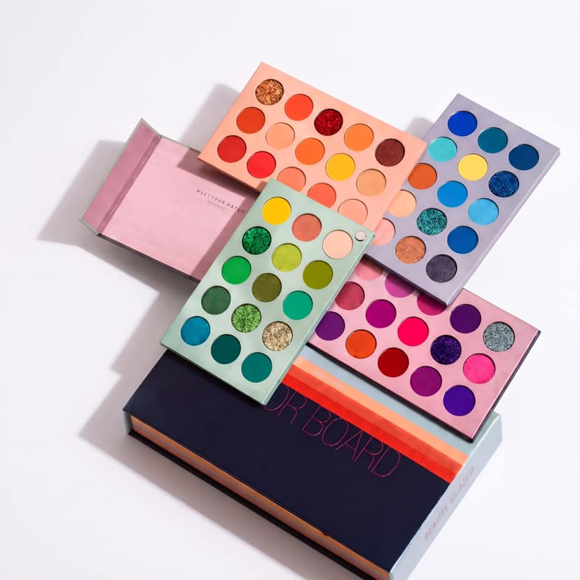 60 Shades Eyeshadow Palette, Matte, Shimmer & Glitter Eye Shadow For Women 60 Shades Eyeshadow Palette, Matte, Shimmer & Glitter Eye Shadow For Women - Color Board / 1 Count (Pack of 1)