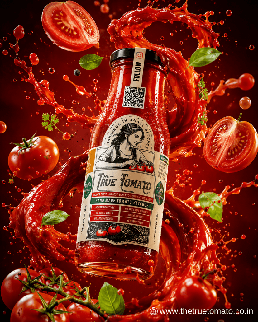 The True Tomato : Pure Tomato Ketchup (Classic 550g) view 2