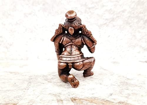 Searchers Paradise - Copper Idols Bal Gopal,1.5 inches, Copper Handmade 81 Grams, Patina Antique Finish, Pack of 1 Piece view 2