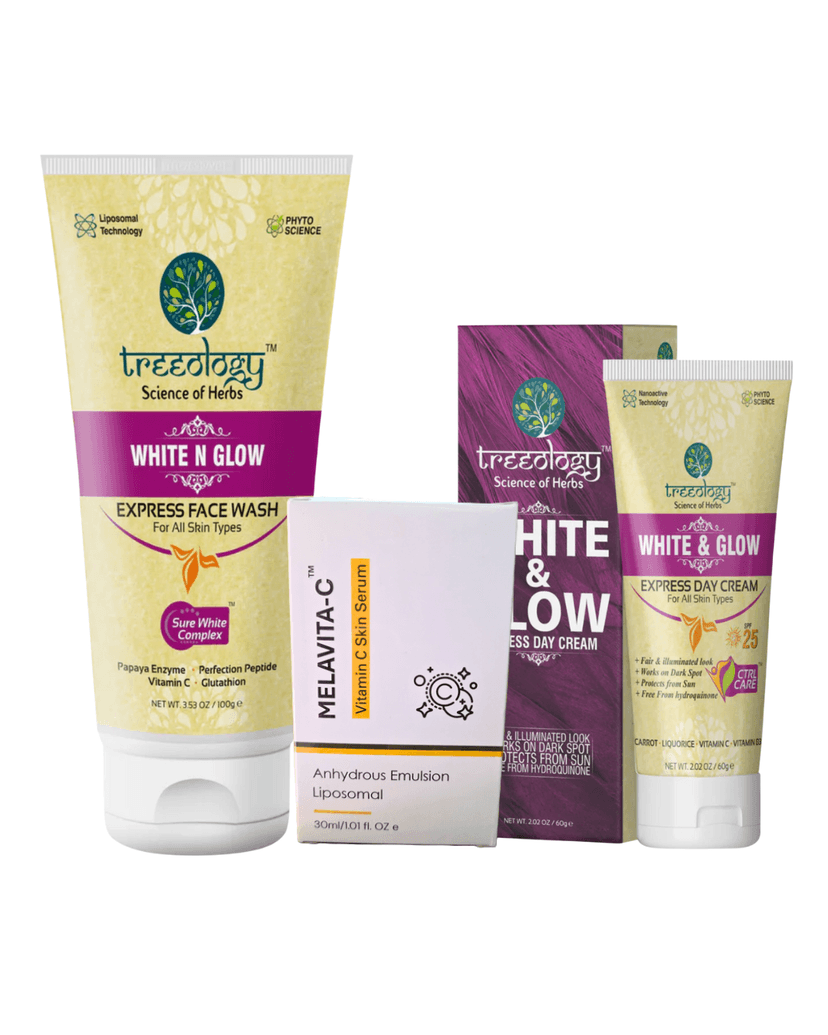 Treeology Bright Skin Essentials Pack Cream, Wash & Serum