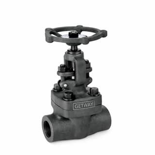 GETWAY Forged Steel Gate Valve ½ Inch 800# (Class 800), A105 Body, NPT Threaded