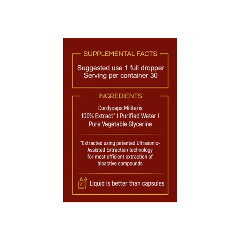 SomaShrooms Cordyceps Energy Booster Liquid view 2