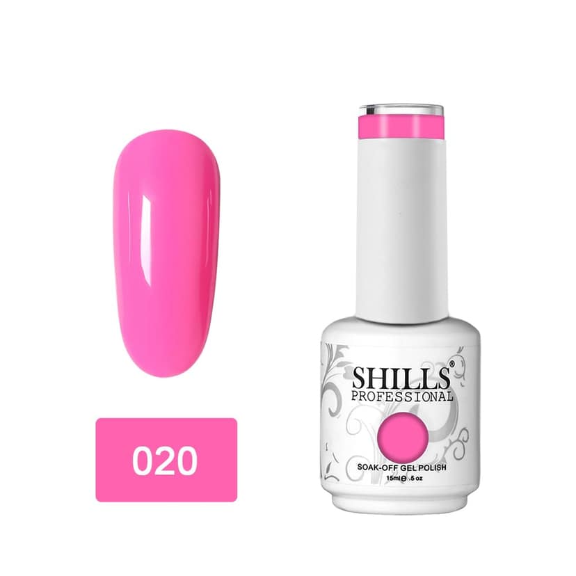 SHILLS PROFESSIONAL UV/LED Soak Off Gel Polish Color shade 20. SHILLS PROFESSIONAL UV/LED Soak Off Gel Polish Color shade 20. - Shade 020 / 15 ml (Pack of 1) view 2