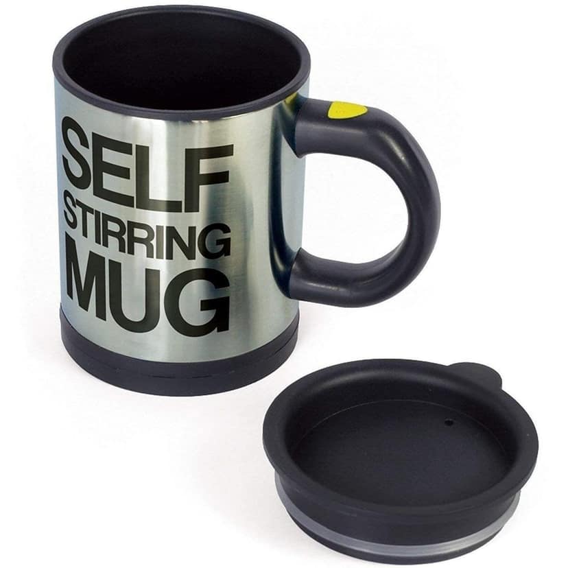 Store 4 Hope Self Stirring Coffee Mug Cup - Funny Electric Stainless Steel Automatic Self Mixing & Spinning Home Office Travel Mixer Cup Best Cute Christmas Birthday Gift Idea for Men Women
